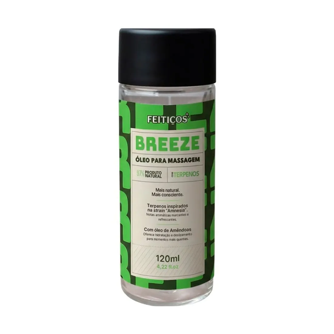 Breeze Óleo Beijável para Massagem com Terpenos 120ml